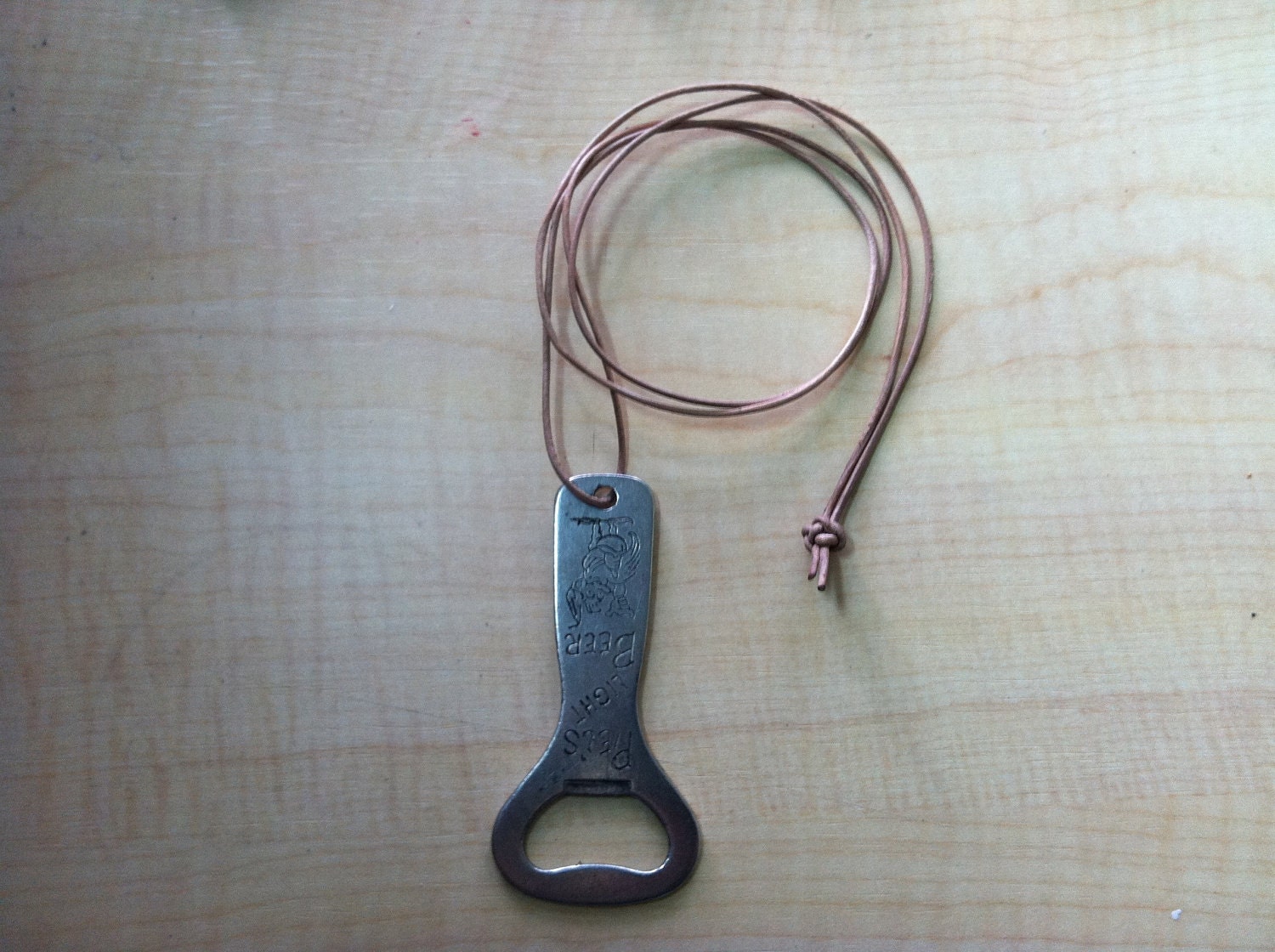 Cool Hand Luke style vintage bottle opener necklace
