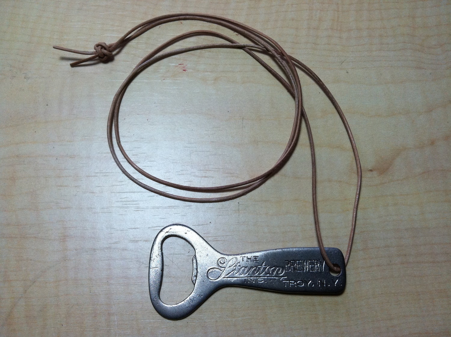 Cool Hand Luke style vintage bottle opener necklace Stanton