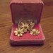 Brooch and Earrings Set Princess Majorca Simulated Pearls Pretty Pink Box