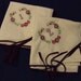 Table Cloth Card Table Cover Embroidered Numbers