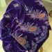 Vintage 1970's Purple Velveteen Fabric (lot 9)