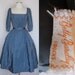 40s Dress 1940s Full Skirt Formal Dress