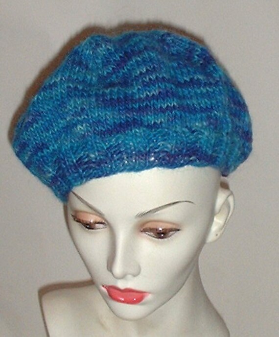 Blue Beret by MaryAnnDesign on Etsy