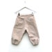 Sandy toddler pants 12-18 months organic color garden wedding toddler trousers clothing biscuit cookie kids beach pastel - Ready to ship