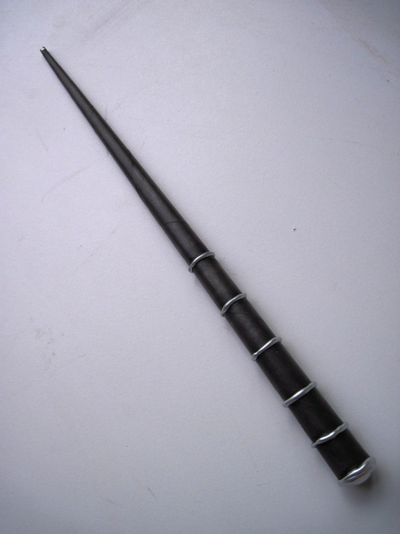 Brown Black  and Silver Magic Wand 