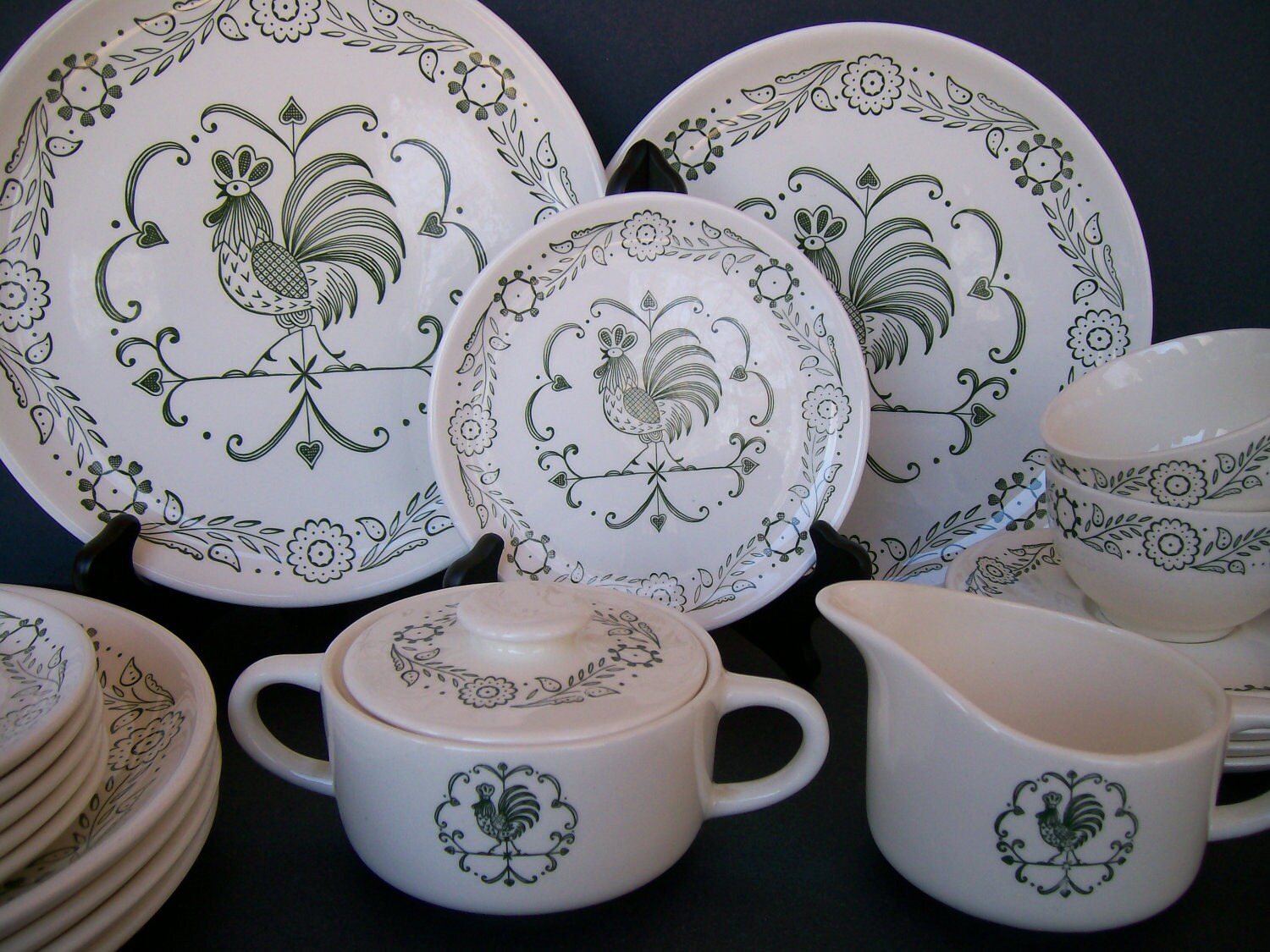 Reserved Lovely Scio Pottery Provincial by RetropolitanHolmes