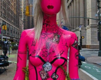 New York Photography, "Betsey Johnson", NYC Fashion Week, Sidewalk Catwalk, Fashion Photography, Customizable Sizes Upon Request
