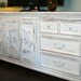 Custom Vintage Large 9 drawer Dresser hand painted and distressed You Pick The Color by Foo Foo La La.