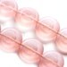 Matte pink shells Czech glass beads - large, nautilus - 13mm - 6Pc - 343