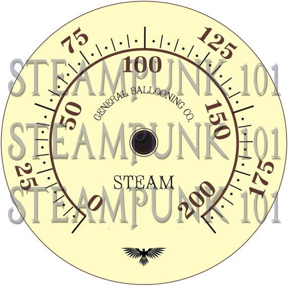 items-similar-to-steampunk-gauge-face-steam-digital-image-on-etsy