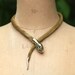 ART NOUVEAU FRENCH Snake Necklace around 1900 as real supple light refine work