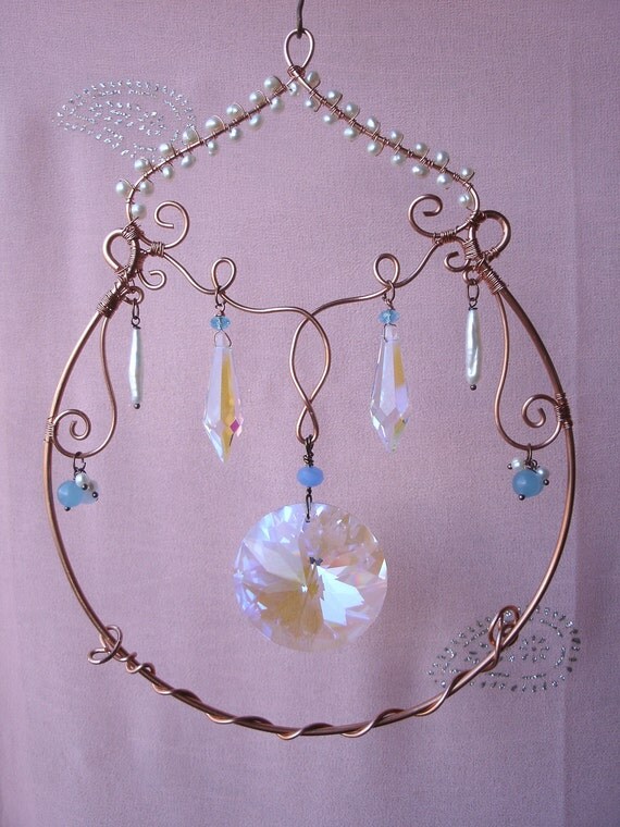 SALE Crystal prisms Suncatcher window hanging rainbows