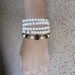 Strength 108 Mala wrap bracelet or necklace with capped Onyx, natural white wood, meditation yoga Necklace, Reiki charged, Free shipping
