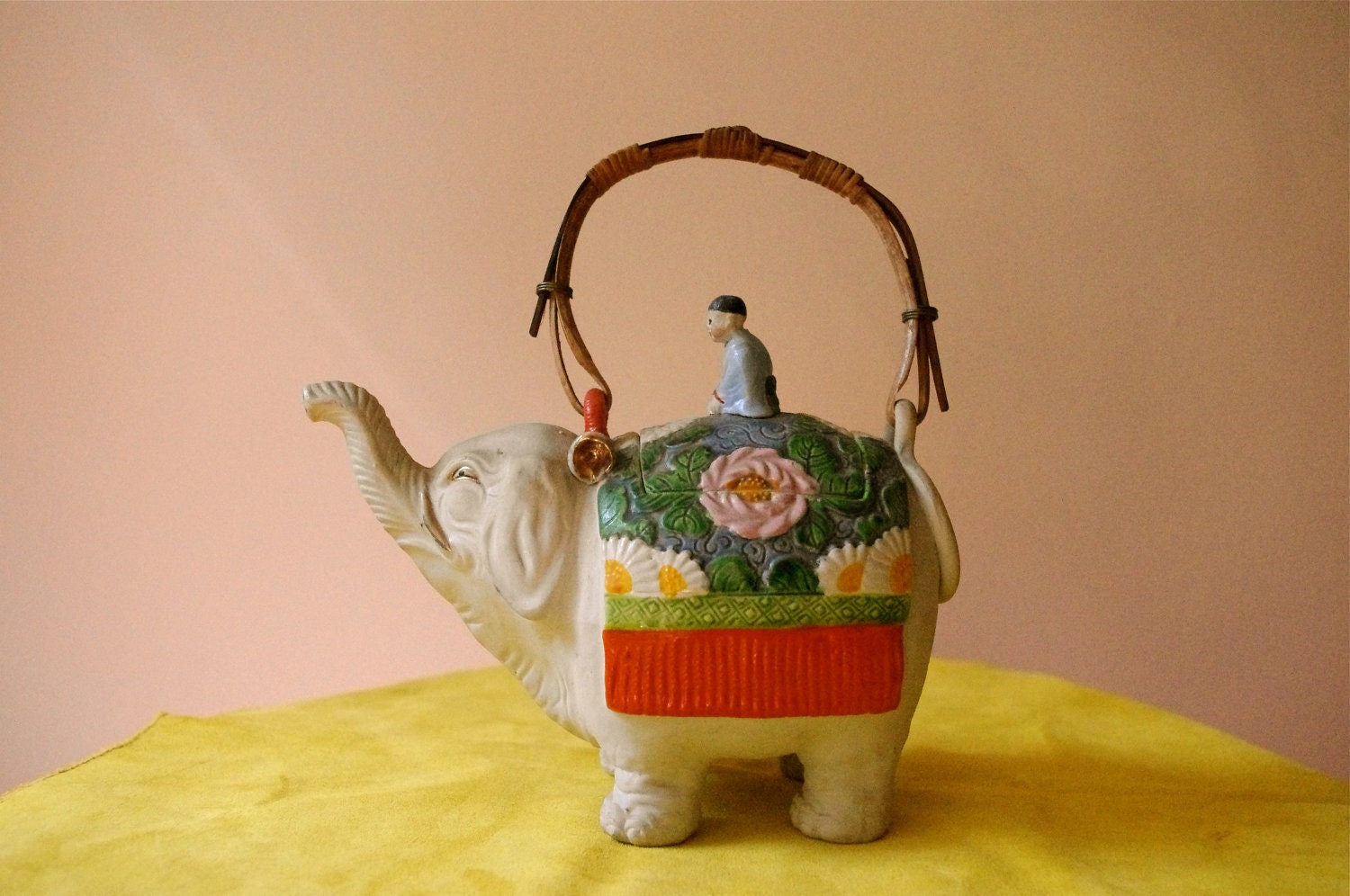 Antique Japanese Elephant Teapot