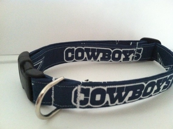Dallas Cowboys dog collar..... Your choice of size