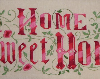 Jane Snead Samplers Vintage Embroid ery Kit 322 Home Sweet Home Jane Snead Samplers Vintage Embroid ery Kit 322 Home Sweet Home