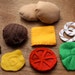 Felt Play Food - Cheeseburger and Fries