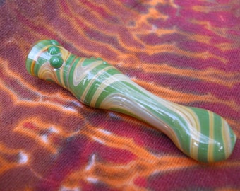 Hand Blown Glass Cigarette Holder - Inside Out - Kashmir