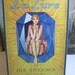 Gorgeous art deco 1920's-30's La Lure Silk Stockings hosiery box pretty pin up girl inside a gemstone