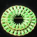 Vintage Jade Green Glass Tear Drop Double Layer BROOCH Pin on Etsy