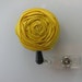 Flower Rose Badge Reels - Retractable Badge Holder - Flower Badge Reel - Fabric Flower Rose Bud Retractable Badge Reel