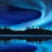 Northern LIghts Painting