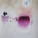 Abstract painting original oil pink beige red