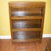 Antique Oak Three Section Barrister Bookcase