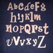 Alphabet Letter Set complete set of unpainted wooden wall letters (12.00 shipping) Nursery Child Room Decor