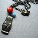 Babushka Doll Necklace with Tiny Beads