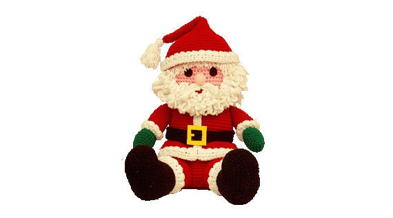 Amigurumi Santa - Crochet Santa Pattern - Santa Pattern 16 Inch Using 4 Ply Yarn Paper Pattern (7277) Td creations