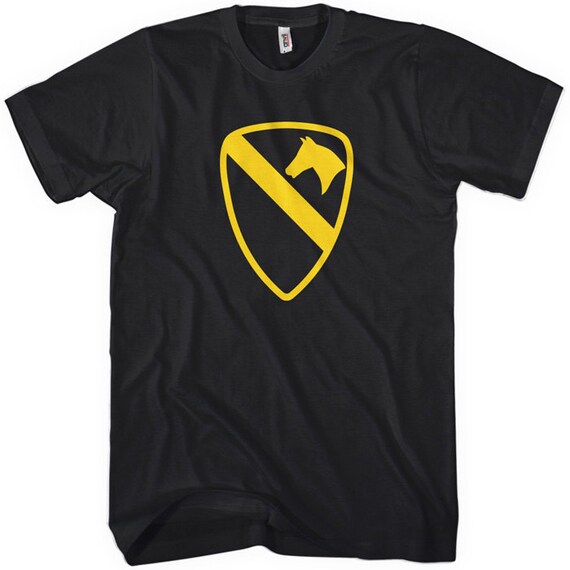 1st Cavalry T-shirt Men and Unisex Army Tee XS S M L XL