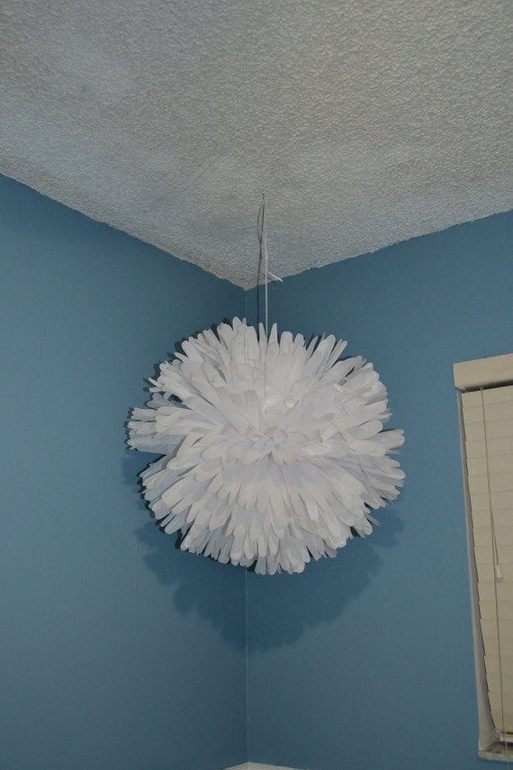Extra large Tissue Paper Pom Pom white or the color of choice Il_570xn