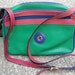 vintage multi colored leather Bettina made in Italy handbag