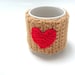 SALE /// Crochet Tea Cozy handmade red heart