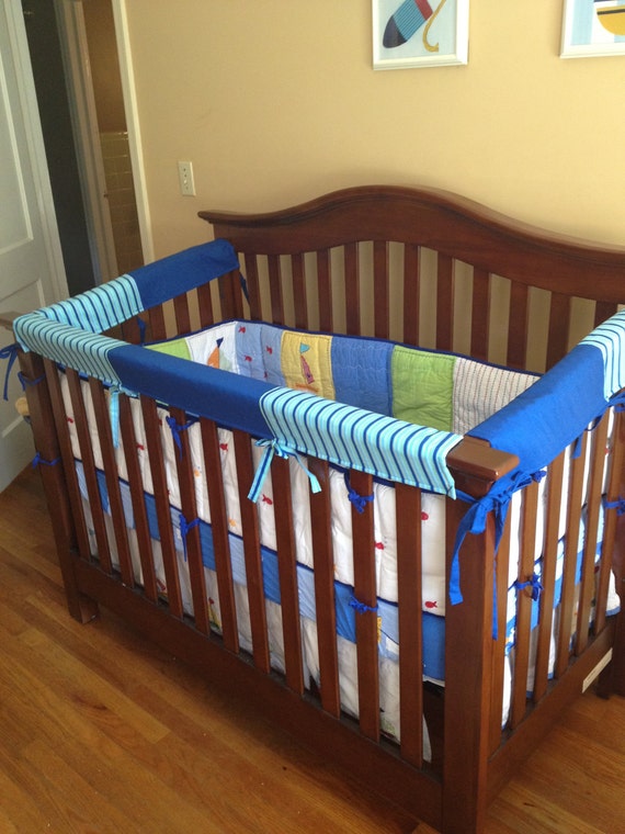 Crib Guards 3pc Custom Crib Rail Teething Guards for