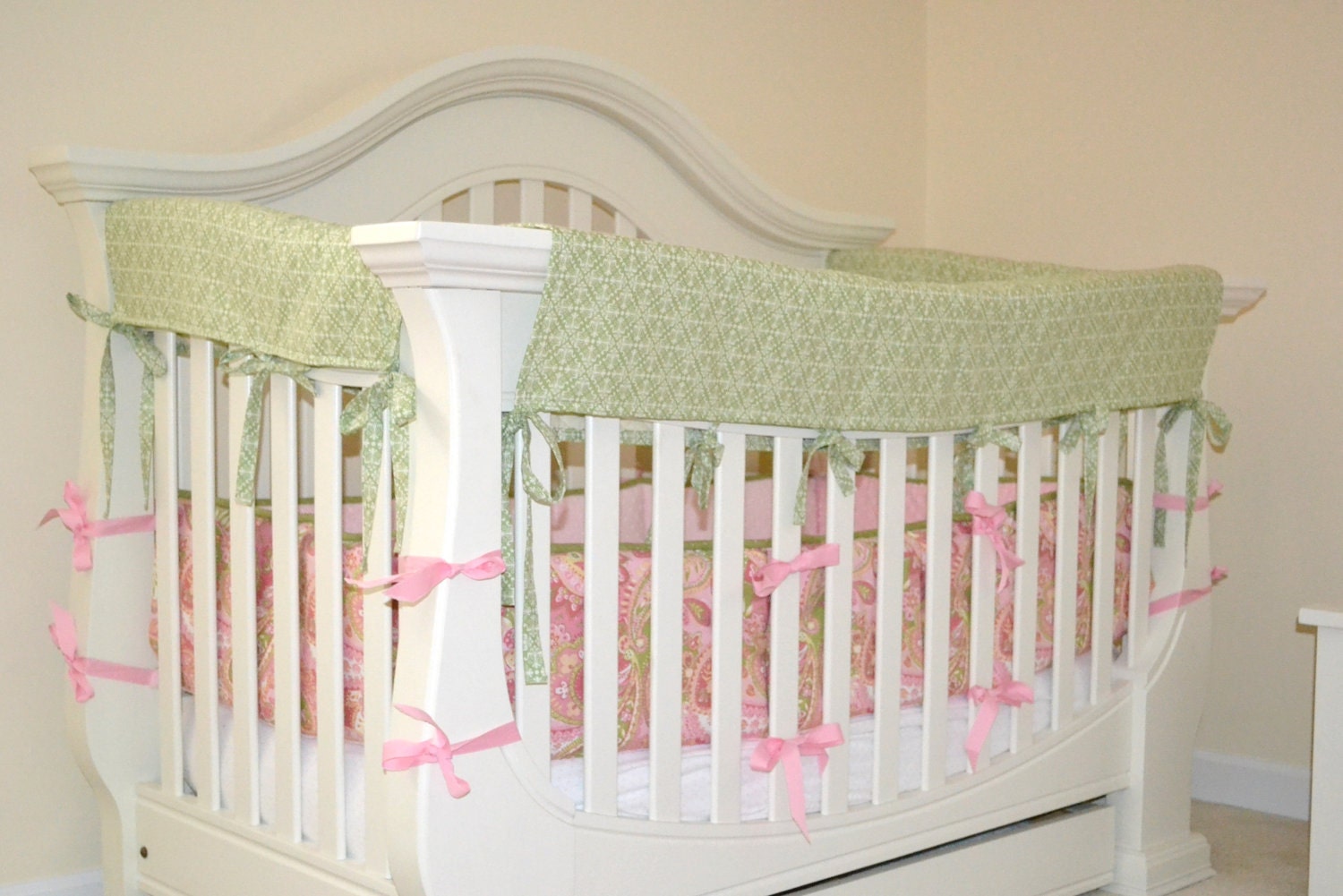 Crib Guards 3pc Custom Crib Rail Teething Guards by MegSewCool