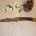 Knife / Wooden Handle / Stainless Steel Blade/ Pocket Knife
