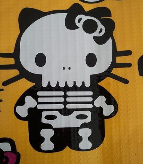 Items similar to Skeleton Hello Kitty Vinyl Decal on Etsy