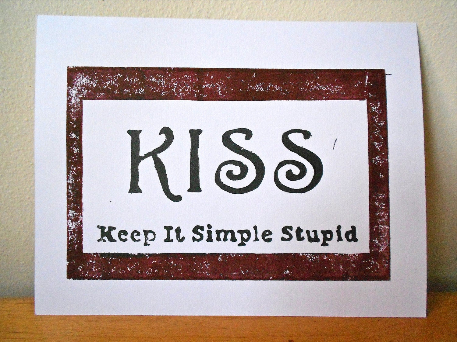 keep it simple silly