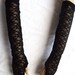 Fingerless Gloves Black Lace Sexy Sophistocated Fitted Gorgeous Item