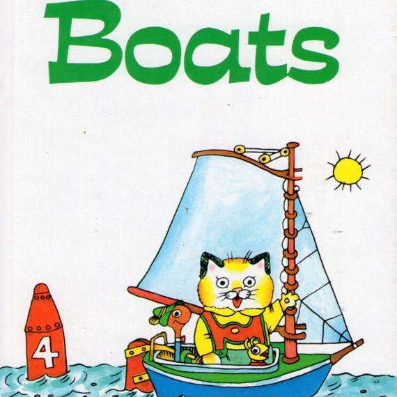 Richard Scarry Book Boats Kids Book About Boats