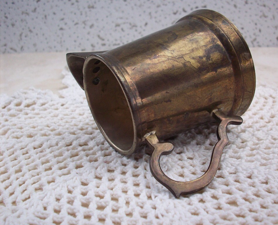 Vintage Brass Plated Creamer Haute Juice