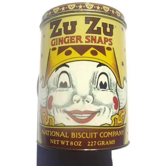 Zuzu Ginger Snaps Tin 1982 Reproduction