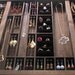 Jewelry Box by Black Forest Cottage with 3 ring cubbies and stud slots