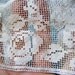 Antique Lace French Vintage Lace Filet Lacis Net 1880s Lot Roses Vines Grapes Flowers