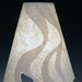 Translucent handmade paper fabric hardback cone shade for High Desert Dreams lamps. WHITE.