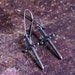DAGGER Earrings Silver Antiqued VINTAGE STYLE Sword Pendant Dangles Twilight Celebrity Adorned by RevelleRoseJewelry