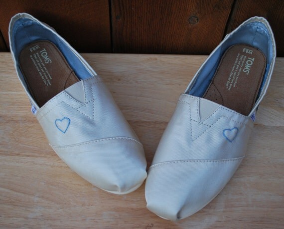 satin pointe shoe inspired toms