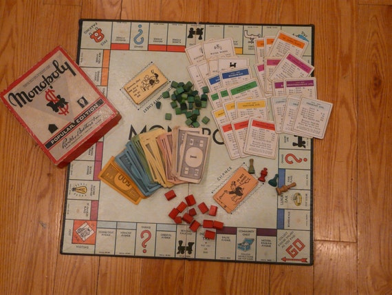 vintage monopoly game